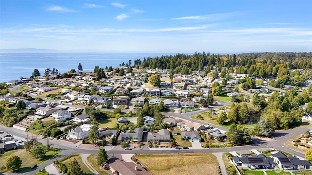 an aerial view of a city with lots of residential buildings