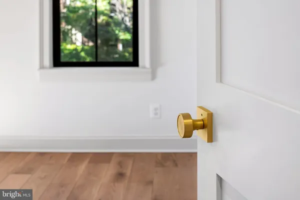 a bathroom with a window