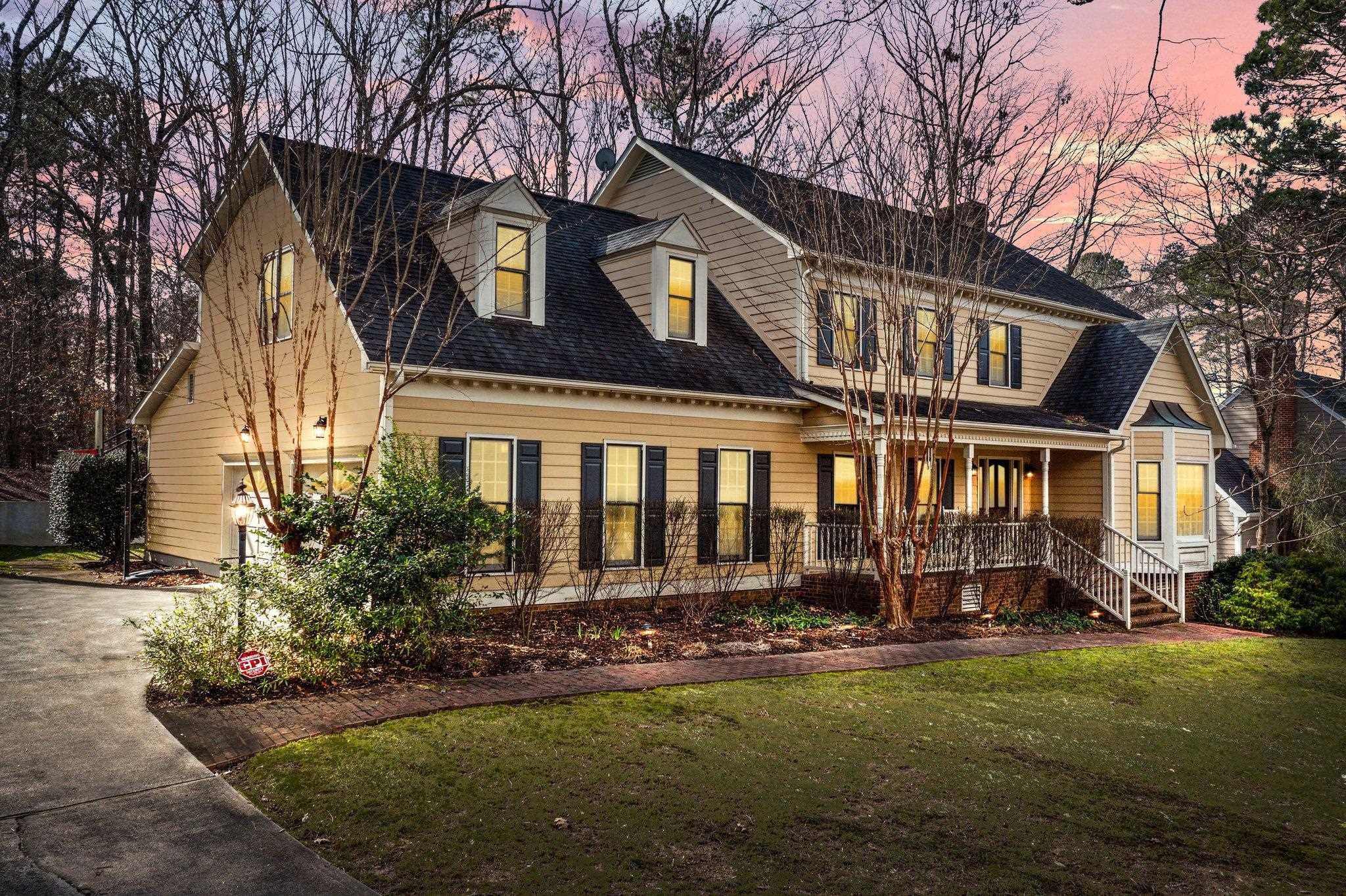4109 Colville Road Durham, NC 27707 - Photo 51 of 54 Dusk Front Exterior