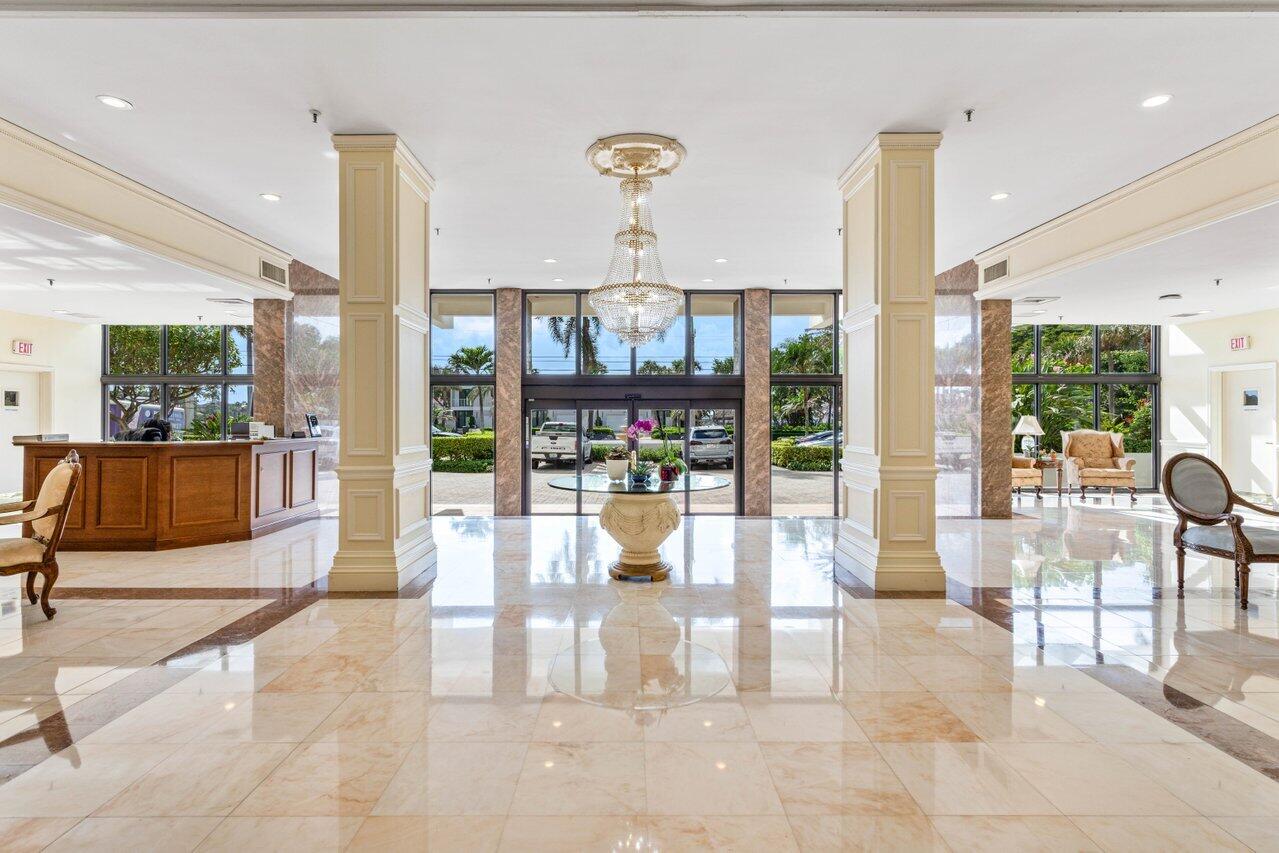 2917 South Ocean Boulevard, Unit 104 Highland Beach, FL 33487 - Photo 42 of 57 a view of a living room and window