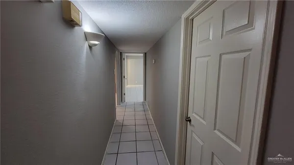 a view of hallway with stairs