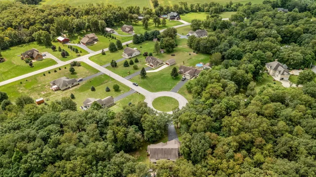 a bird view of building