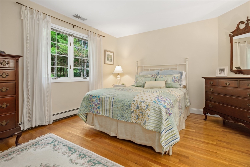 105 Flint Farm Road Middleton, MA 01949 - Photo 18 of 25 a bedroom with a bed and wooden floor