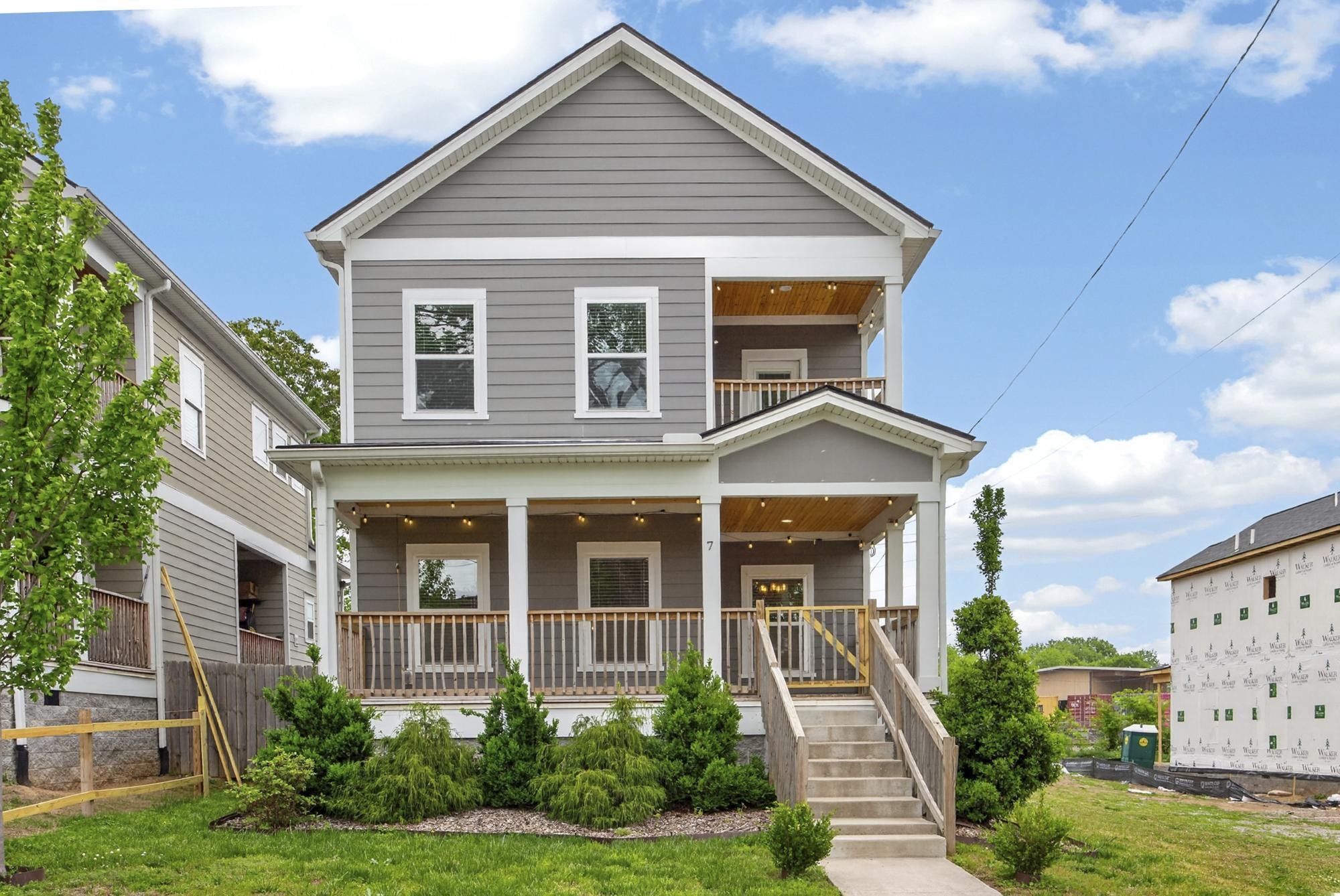 7 Decatur Street Nashville, TN 37210 - Photo 1 of 43 a front view of a house with a yard