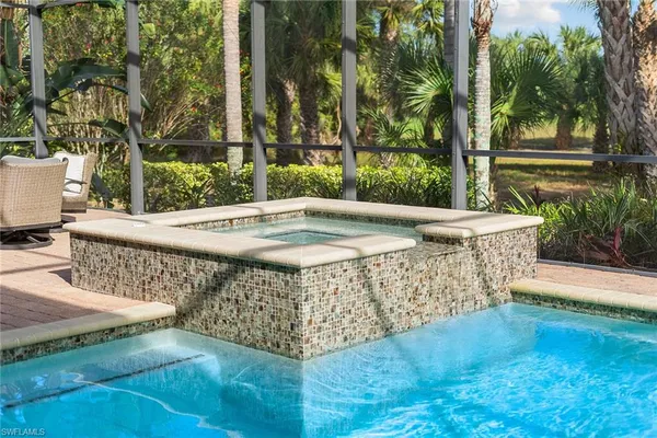 a view of outdoor space yard and swimming pool