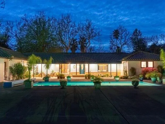 a view of a big yard