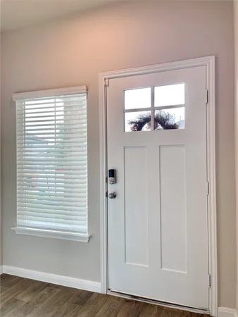 an empty room with window