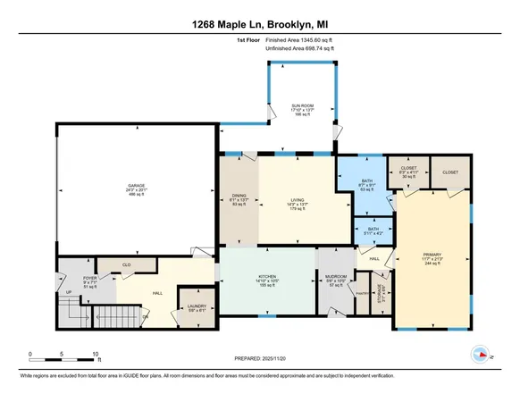 $421,000 | 1268 Maple Lane, Brooklyn, MI 49230