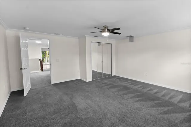 a view of a garden with a fountain