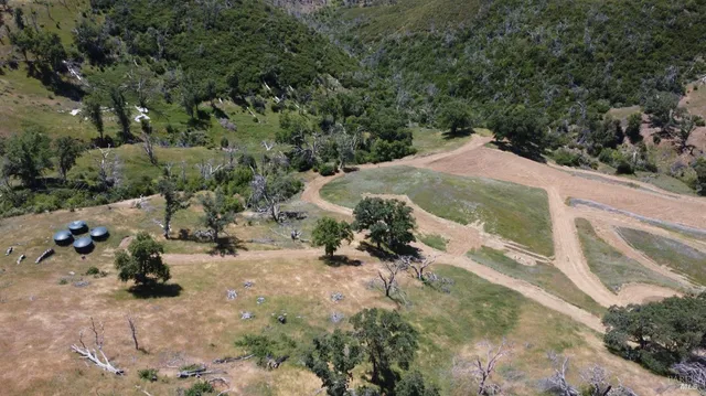 a view of a mountain in the distance