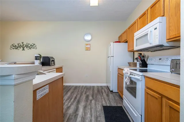 a bedroom with a bed and a view of bathroom