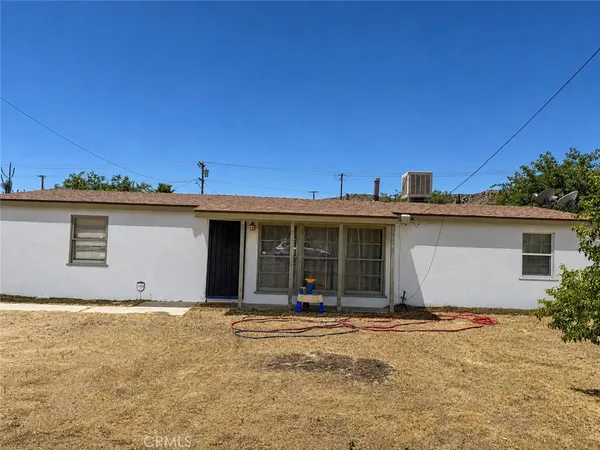 front view of a house with a outdoor space