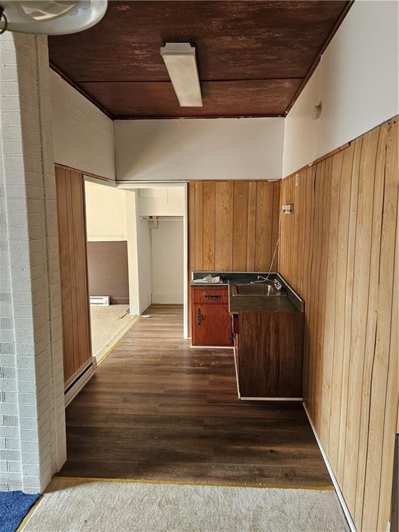 716 Hawthorne Street Vandergrift, PA 15690 - Photo 4 of 11 a view of a hallway with wooden floor