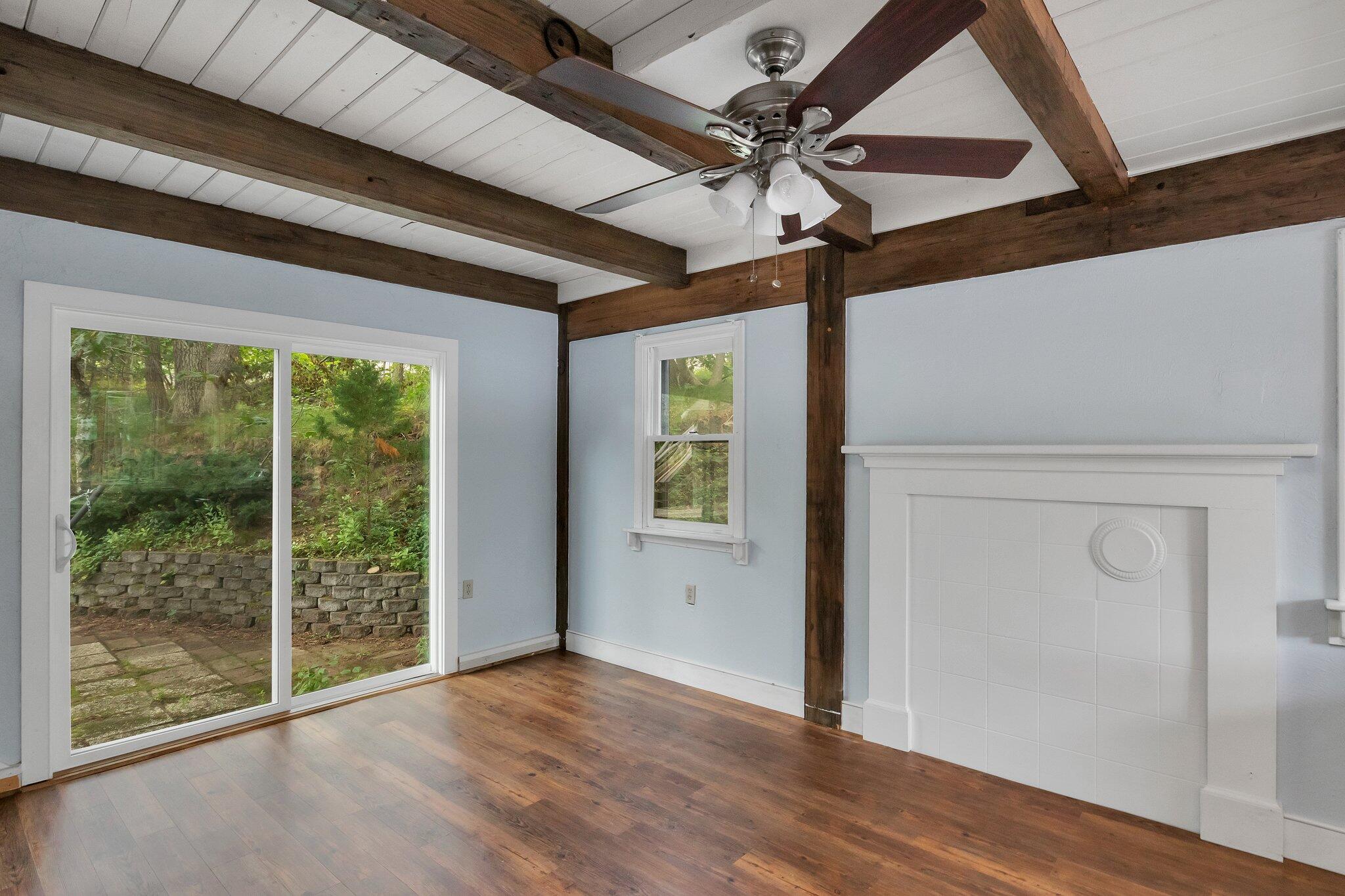 36 Bakers Pond Road Orleans, MA 02653 - Photo 28 of 50 wooden floor in an empty room with a window