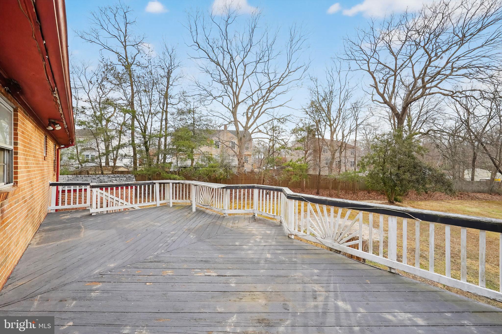 9300 Allentown Road Fort Washington, MD 20744 - Photo 28 of 33 a view of balcony with wooden floor and fence