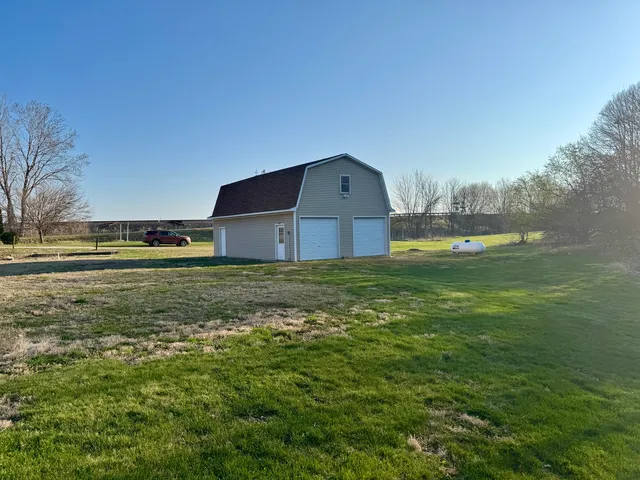 a house view with a outdoor space