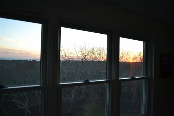95 Litchfield Road Edgartown, MA 02539 - Photo 10 of 20 a view of a balcony from a window