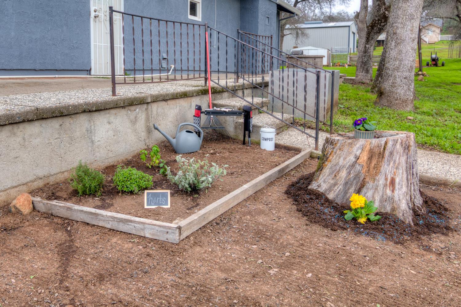 7535 Baldwin Street Valley Springs, CA 95252 - Photo 5 of 35 Organic herb garden.
