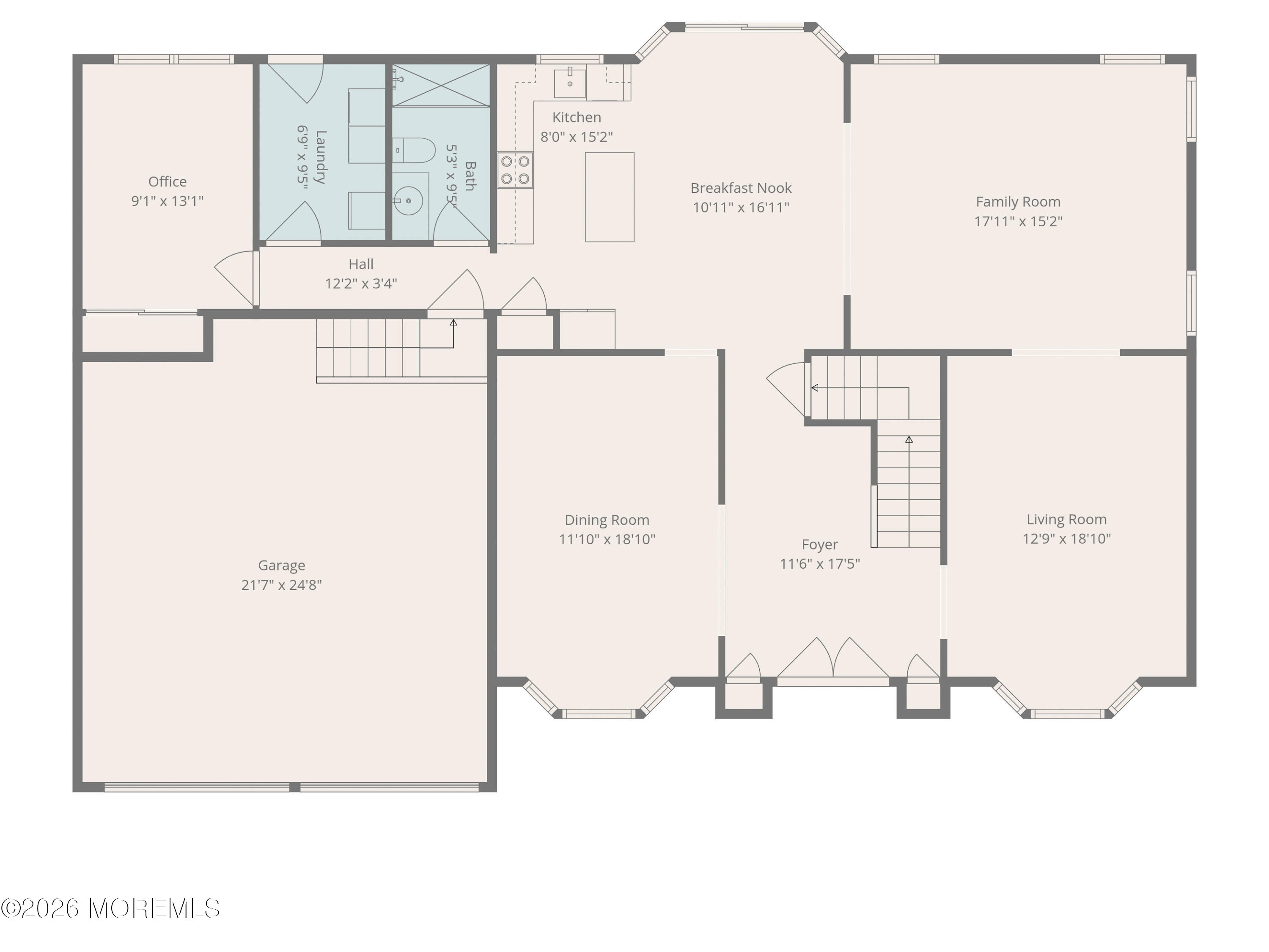 6 Reuben Court Howell, NJ 07731 - Photo 66 of 66 Floorplan 1st Floor (1)
