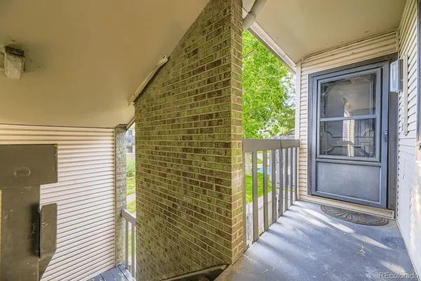 a view of a porch