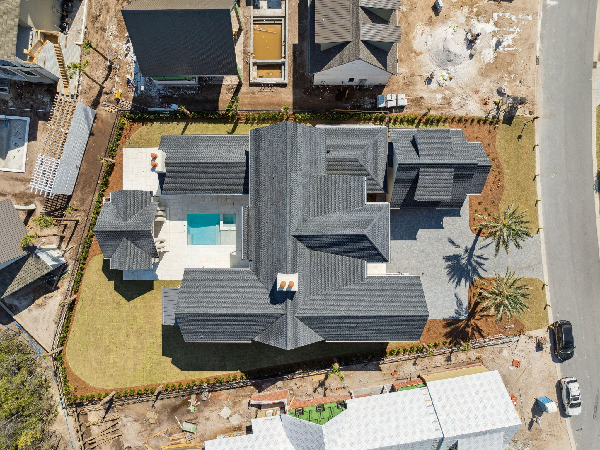 342 Windsong Dr Inlet Beach Inlet Beach, FL 32461 - Photo 4 of 87 an aerial view of a house with a yard