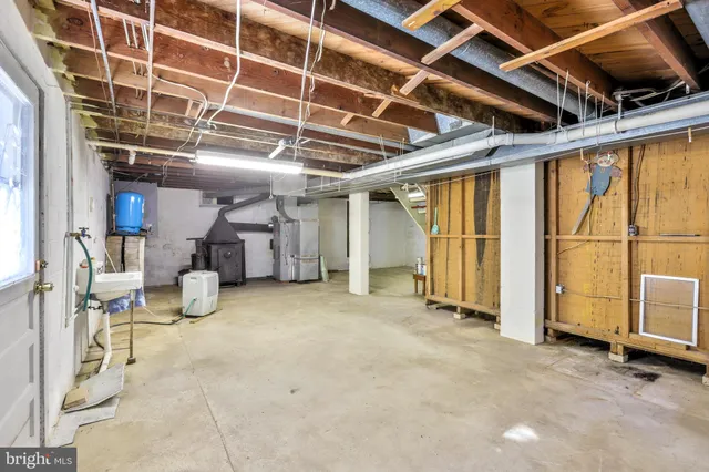 a view of a storage room