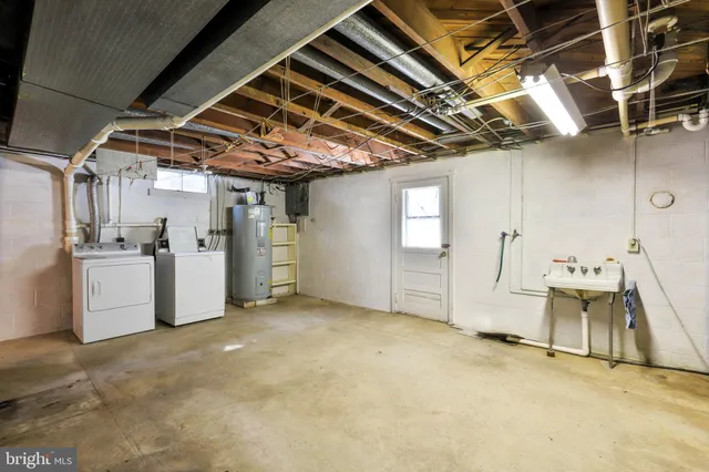 a view of a storage & utility room