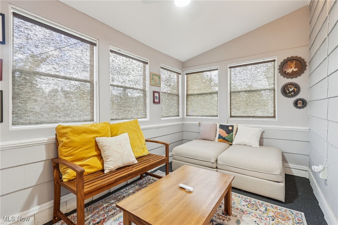 3593 Tullamore Road Cleveland, OH 44118 - Photo 23 of 37 Sunroom with lofted ceiling