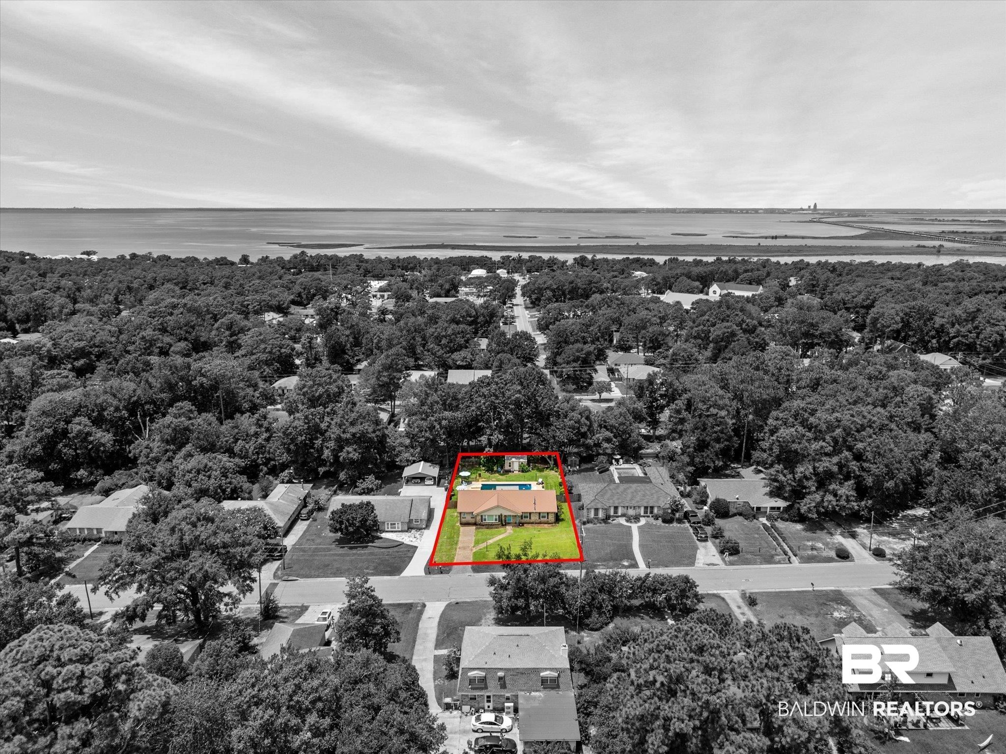 558 Stuart Street Daphne, AL 36526 - Photo 25 of 29 Bird's eye view