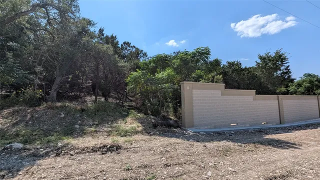 a backyard of a house