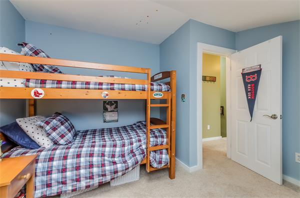 3 Revolutionary Road Lexington, MA 02421 - Photo 23 of 29 a bedroom with two beds and painted walls