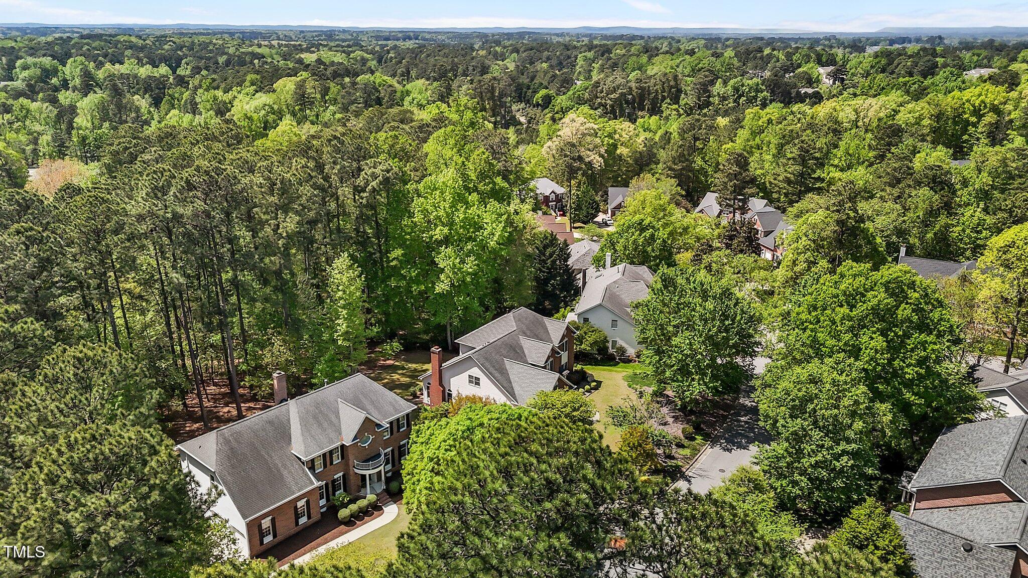 103 Ticonderoga Road Cary, NC 27519 - Photo 58 of 65 an aerial view of a house with a yard
