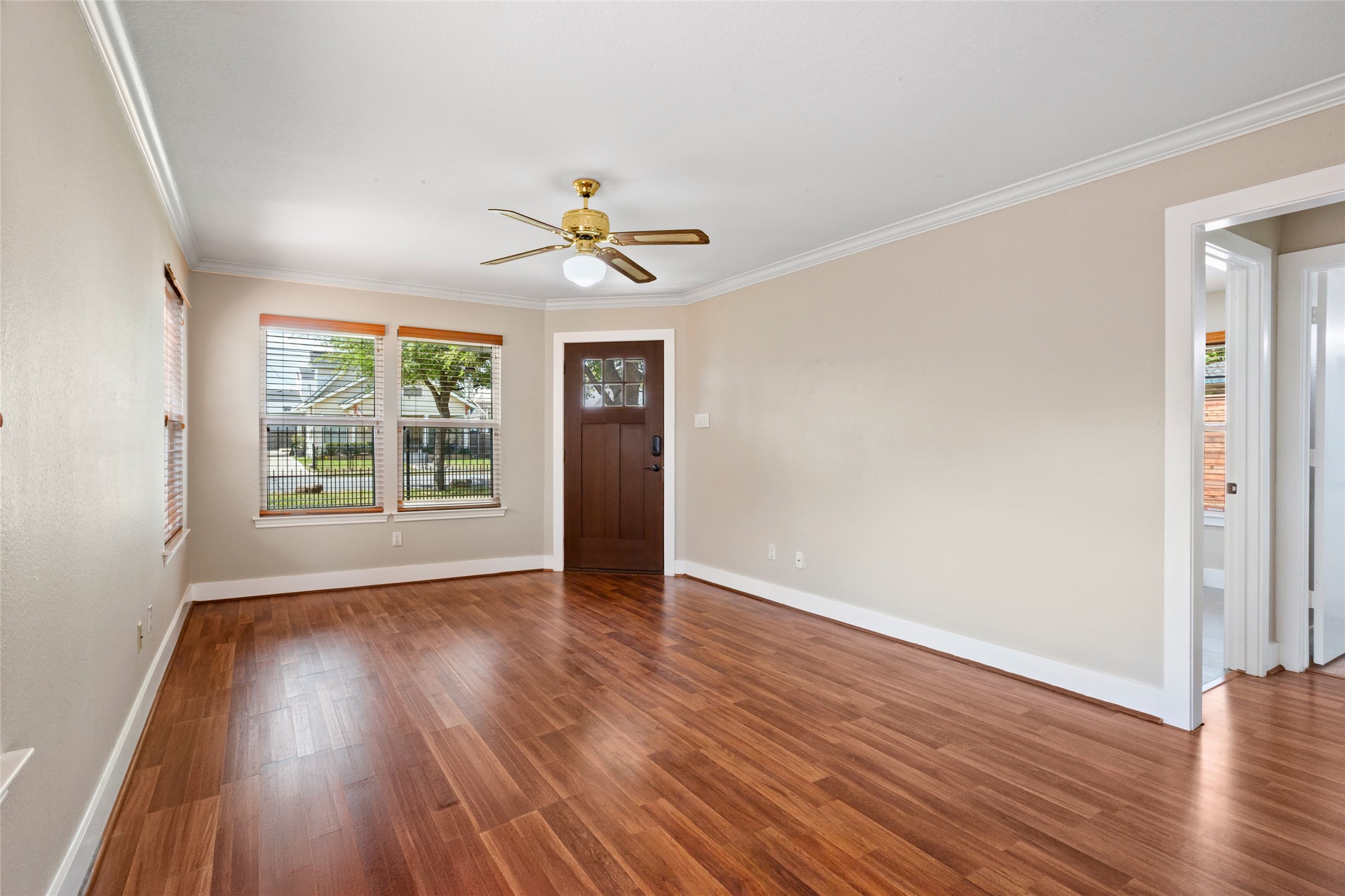 3105 Garrow Street Houston, TX 77003 - Photo 5 of 26 Another view of the living room, now facing the front of the home.