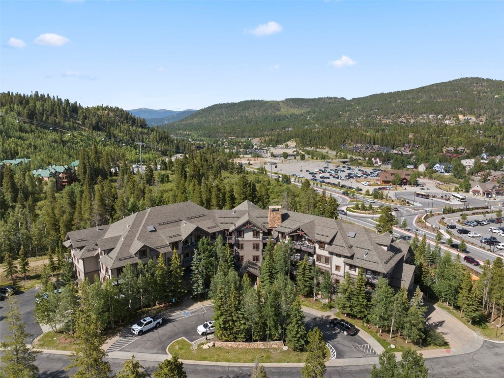 50 Mountain Thunder Drive, Unit 1204 Breckenridge, CO 80424 - Photo 1 of 38 an aerial view of residential houses with outdoor space and trees