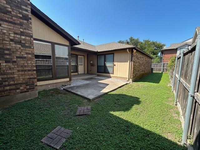 3910 St Christopher Lane Dallas, TX 75287 - Photo 5 of 20 a view of a backyard with a garden