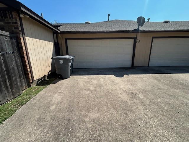3910 St Christopher Lane Dallas, TX 75287 - Photo 7 of 20 a backyard of a house with two chairs and a yard