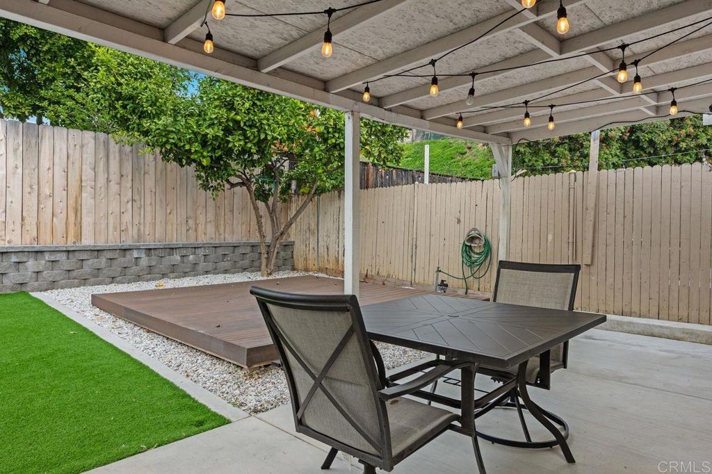 3518 Capalina Road San Marcos, CA 92069 - Photo 33 of 34 a backyard of a house with table and chairs