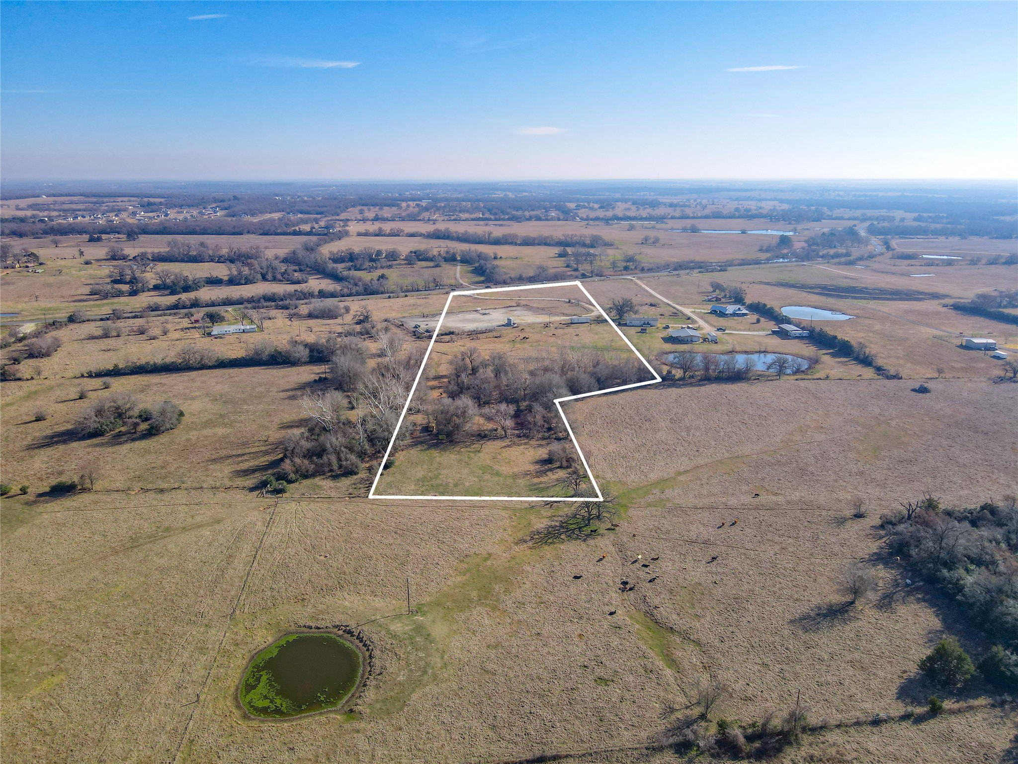 0 South Fm 46 Bremond, TX 76629 - Photo 6 of 9 an aerial view of a yard