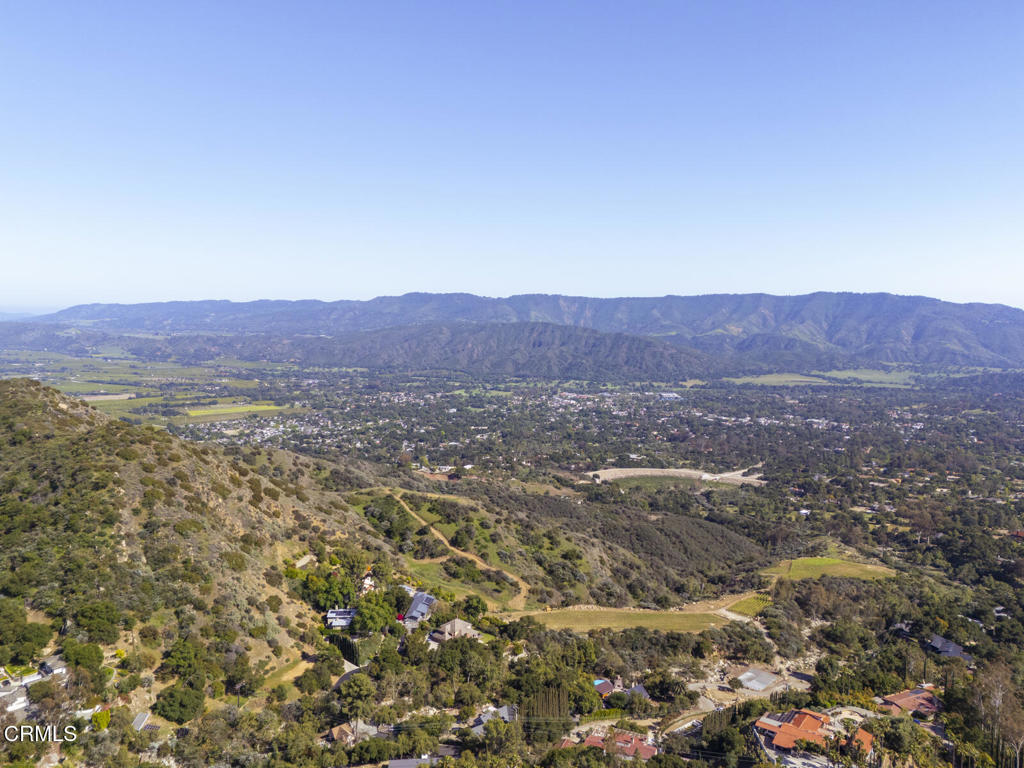 1797 Foothill Road Ojai, CA 93023 - Photo 16 of 27 an aerial view of residential house and green space