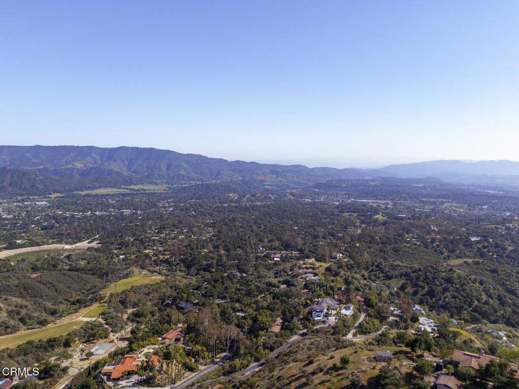 1797 Foothill Road Ojai, CA 93023 - Photo 17 of 27 an aerial view of residential house and green space