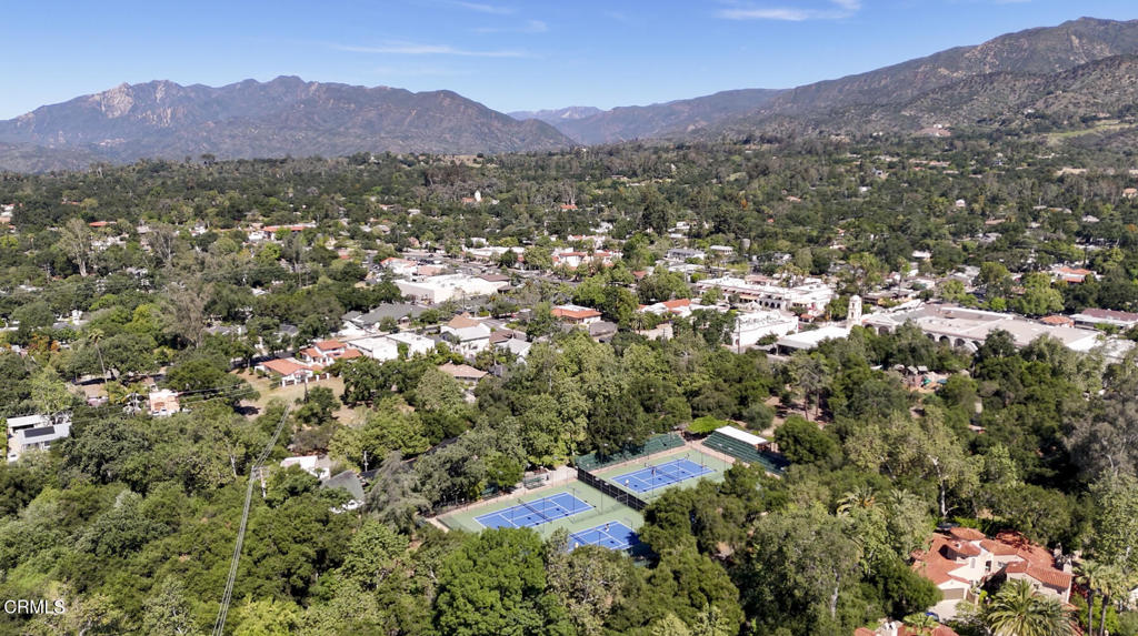 1797 Foothill Road Ojai, CA 93023 - Photo 21 of 27 an aerial view of residential house and sandy dunes