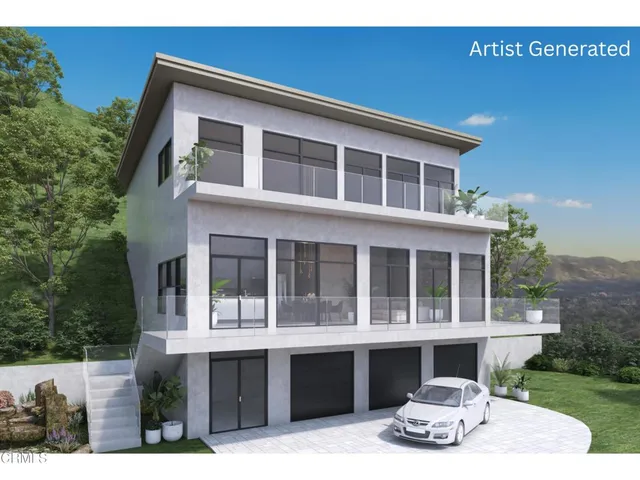 a house view with a outdoor space