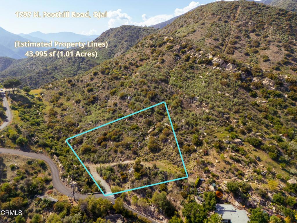 1797 Foothill Road Ojai, CA 93023 - Photo 9 of 27 a view of a field with a mountain in the background