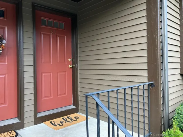 a view of front door of a house