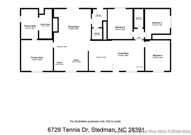 $239,000 | 6729 Tennis Drive, Stedman, NC 28391