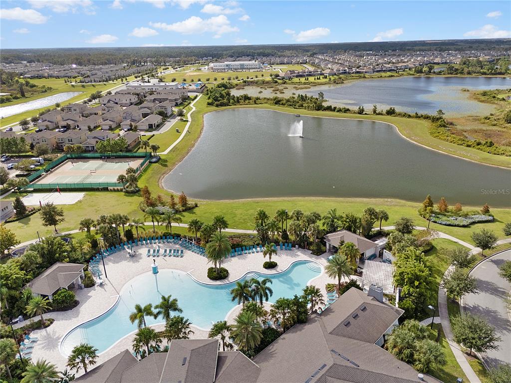 Undisclosed Address Winter Garden, FL 34787 - Photo 43 of 46 an aerial view of a city and lake view