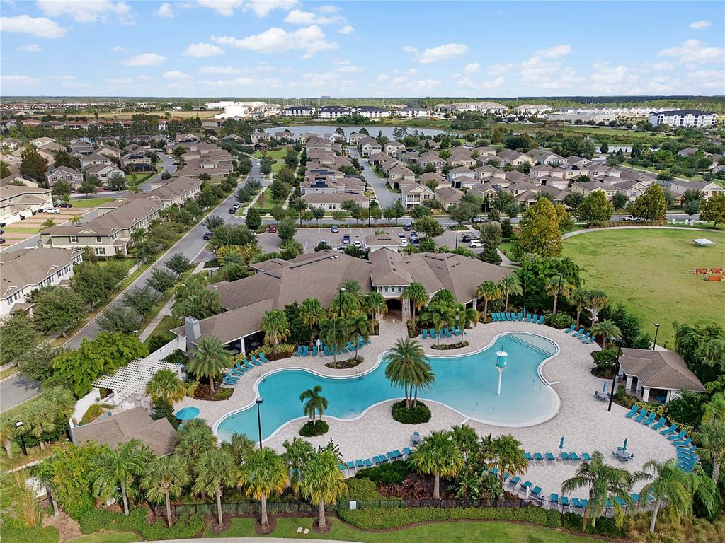 Undisclosed Address Winter Garden, FL 34787 - Photo 45 of 46 an aerial view of residential houses with outdoor space