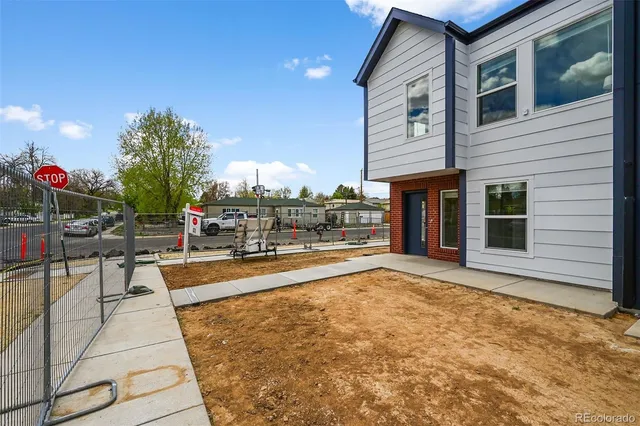 a view of a house with sitting area