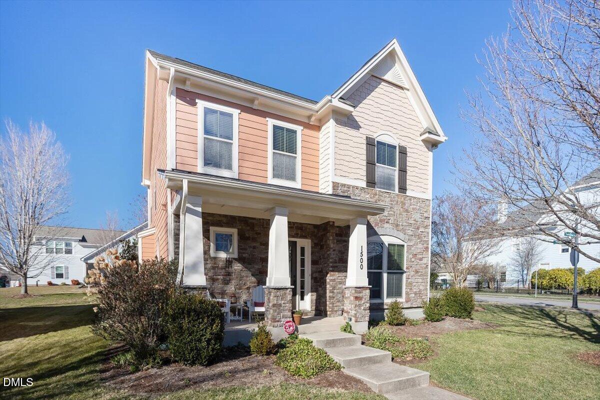1500 Hemby Ridge Lane Morrisville, NC 27560 - Photo 2 of 50 a front view of a house with garden