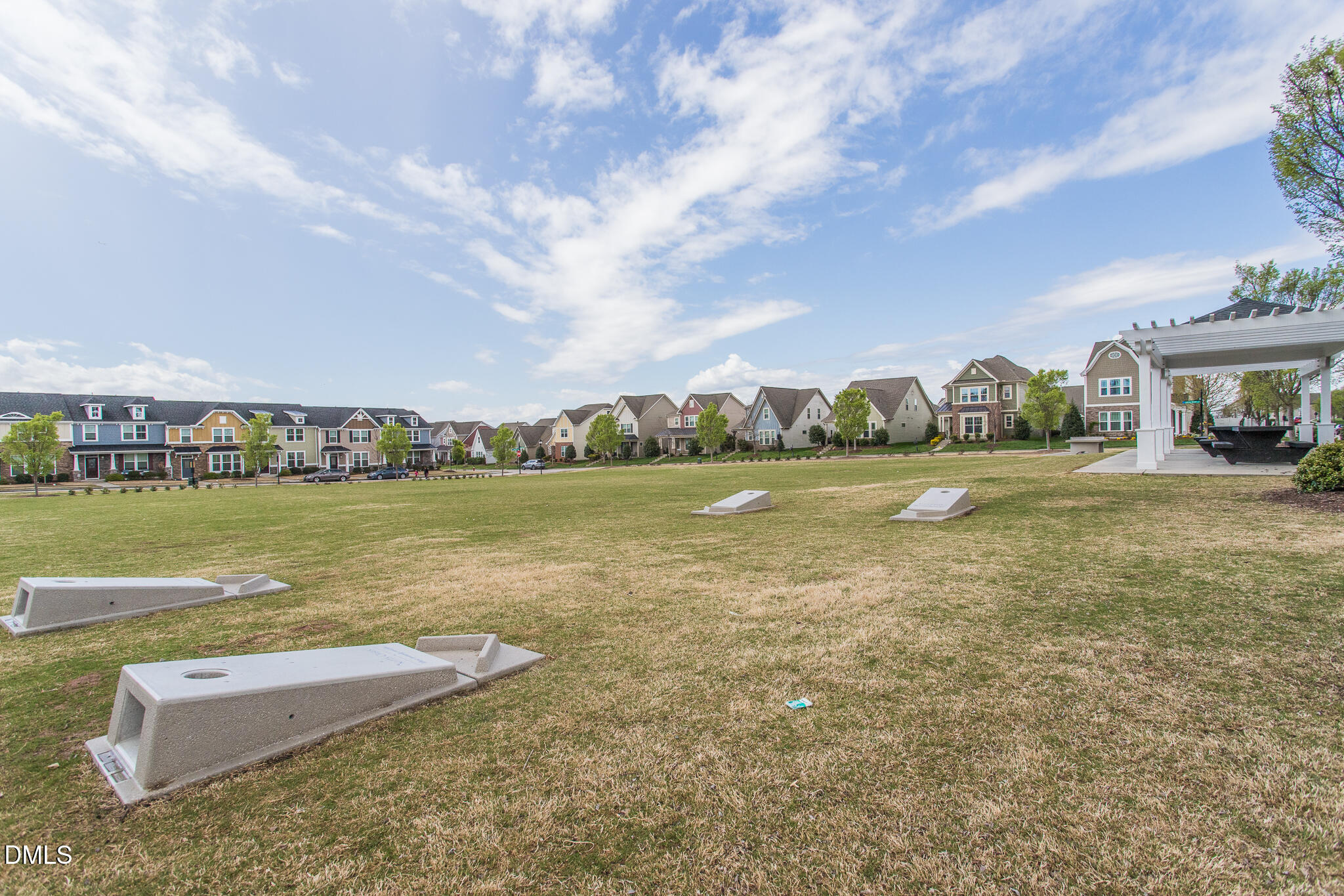 1500 Hemby Ridge Lane Morrisville, NC 27560 - Photo 46 of 50 a view of a lake with houses in the back